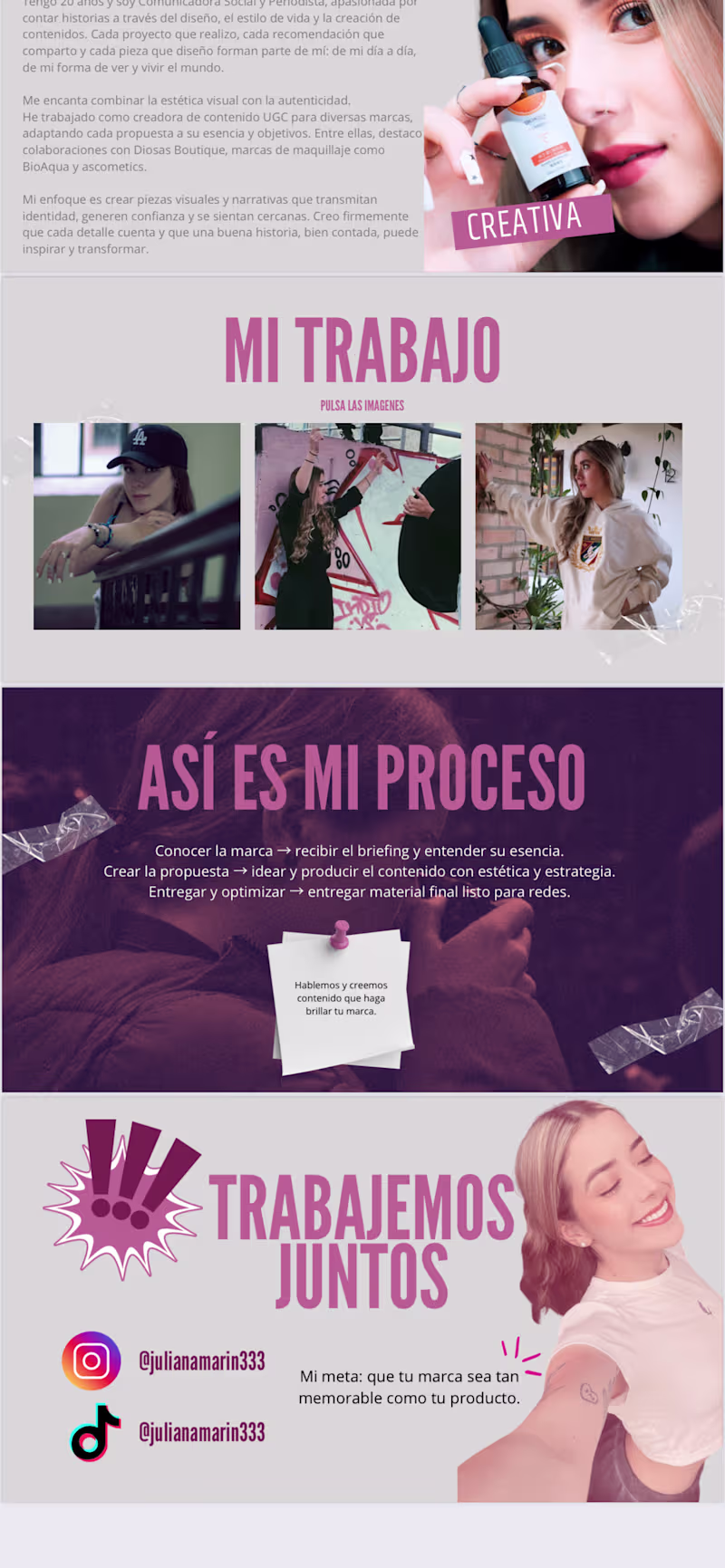 Cover image for Contáctame si te gustaría que te ayude a potenciar tu marca❤️