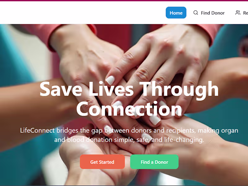Cover image for Lovable - Donor website 