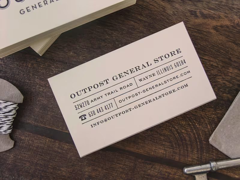 Cover image for Branding for a General Store — Outpost
