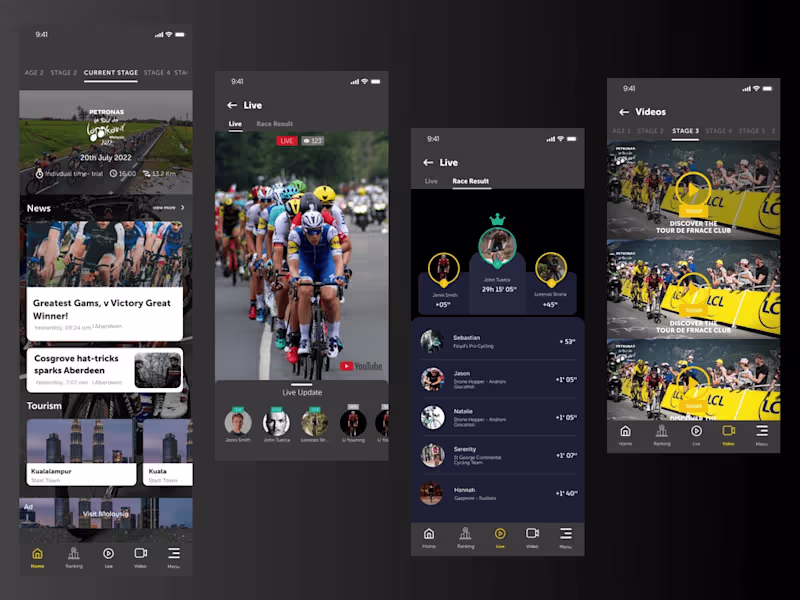 Cover image for Tour de Langkawi-Live Cycling app