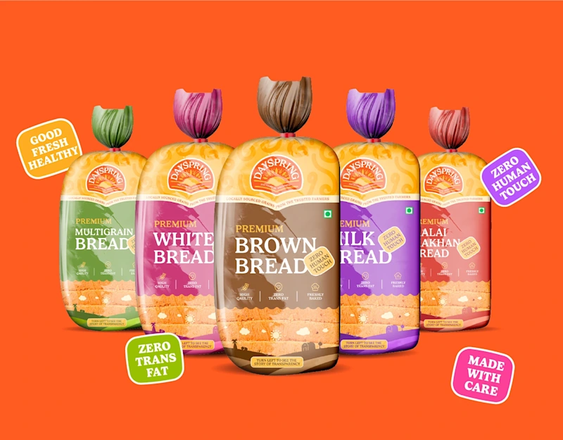 Cover image for Dayspring | Bread Brand Identity & Packaging Design