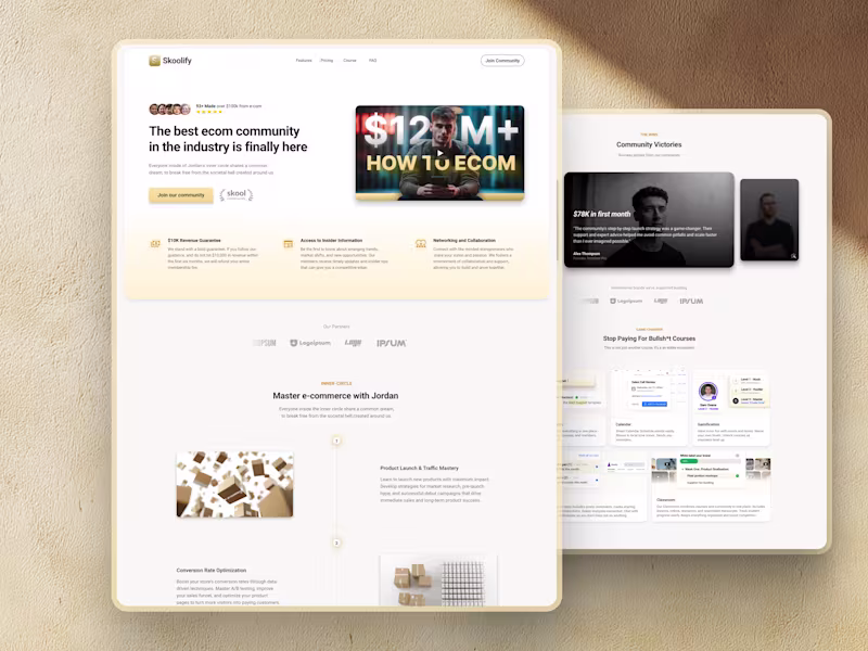 Cover image for Skoolify Template: Framer Development