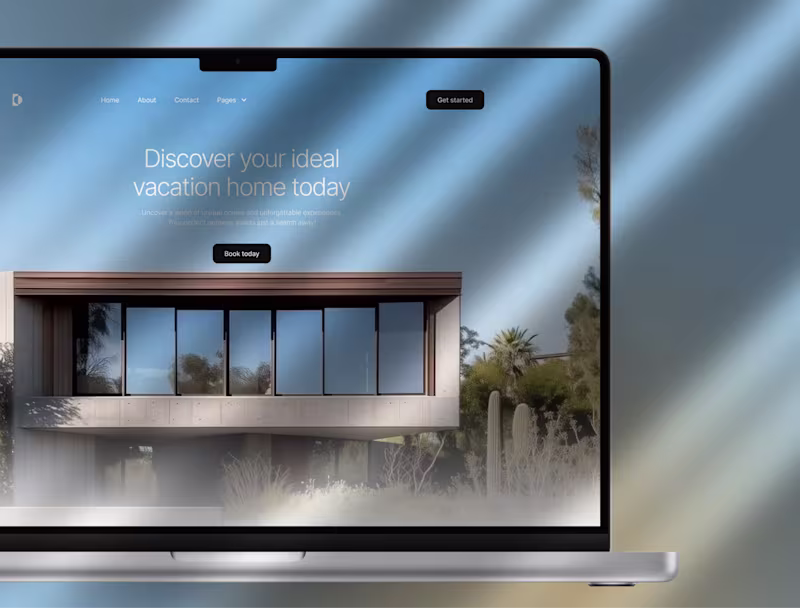 Cover image for Vacation Rental Website Design Project