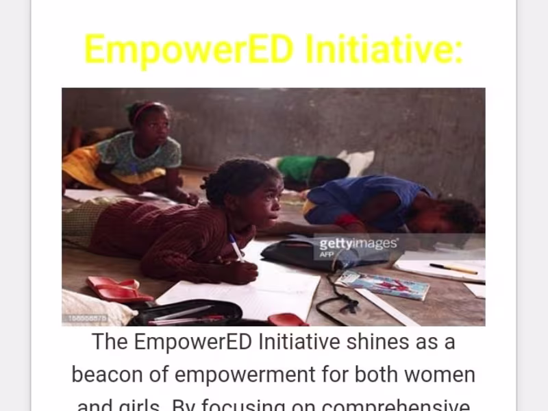 Cover image for Lift African Women Initiative