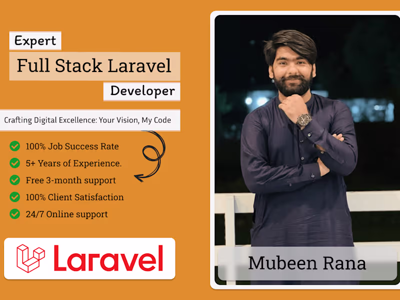 Cover image for Full-stack Web Developer | Laravel | PHP | Vue.js