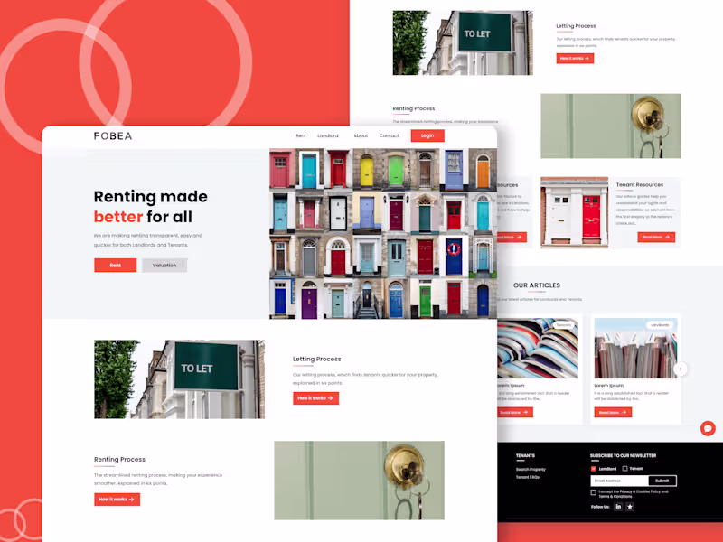 Cover image for FOBEA - Website Design