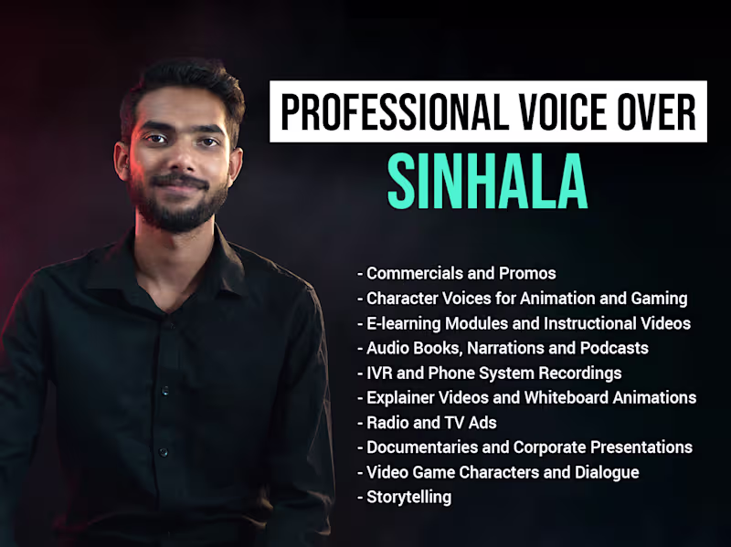 Cover image for Sinhala Voice Over