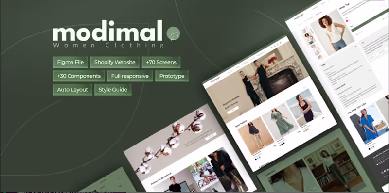 Cover image for Modimal E-commerce Experience Design