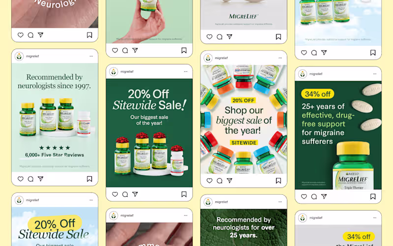 Cover image for MigreLief | Paid Social Ads