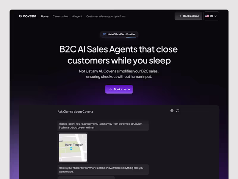 Cover image for Covena website rebranding to secure first investments