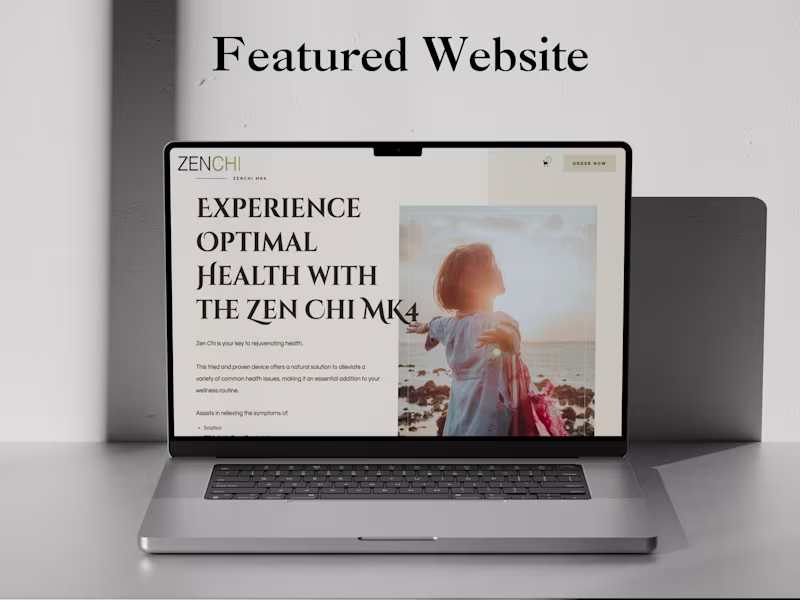 Cover image for Zenchi | Webflow Website