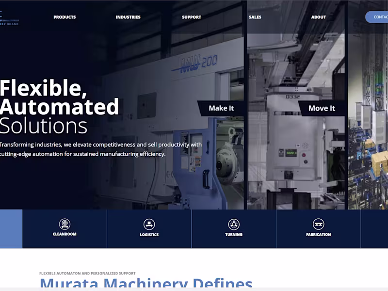 Cover image for Muratec Website
