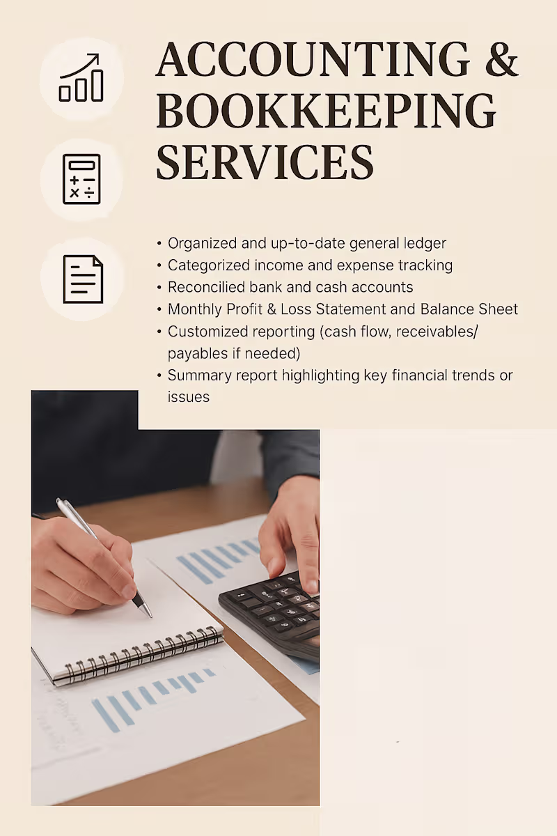 Cover image for Professional Accounting & Bookkeeping for Businesses