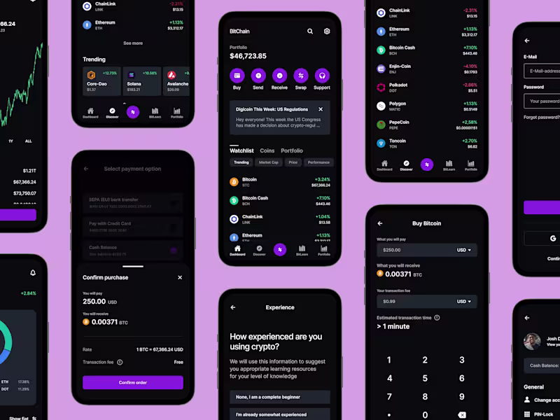 Cover image for BitChain - A mobile crypto wallet