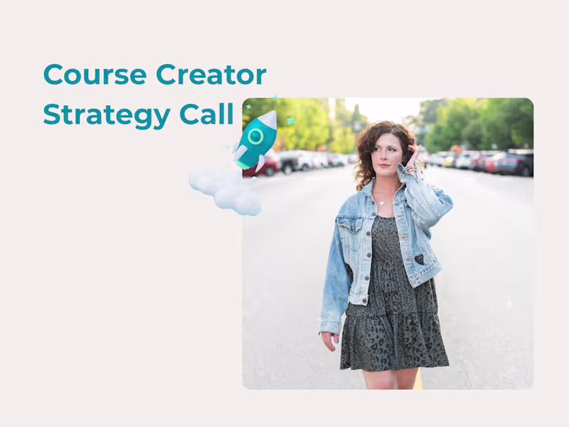 Cover image for Course Creator Strategy Call