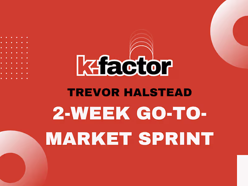 Cover image for Startup SaaS Go-to-Market Consultation (2 Week Sprint)