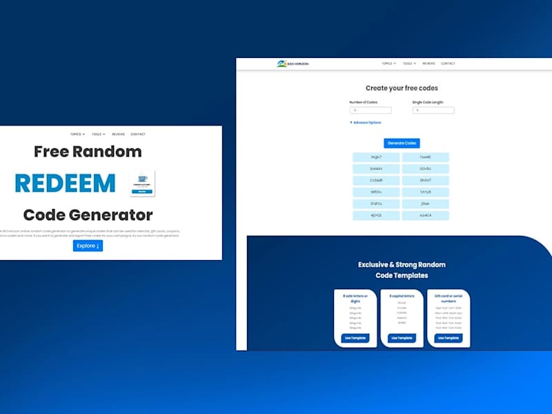 Cover image for Code Generator App & Graphic
