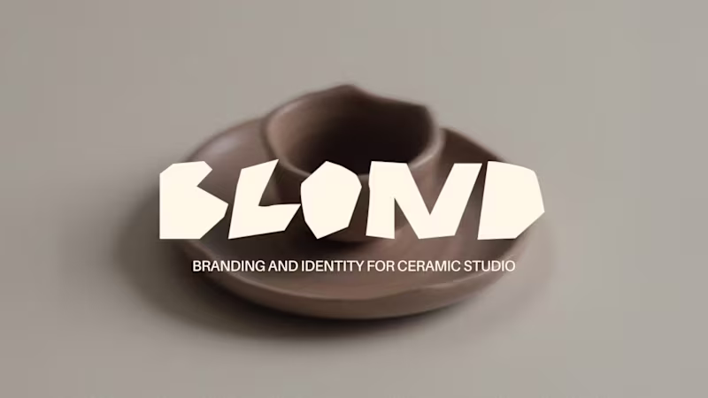 Cover image for Blond Ceramics
