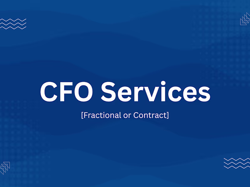 Cover image for CFO Services (Interim, Project or Fractional)