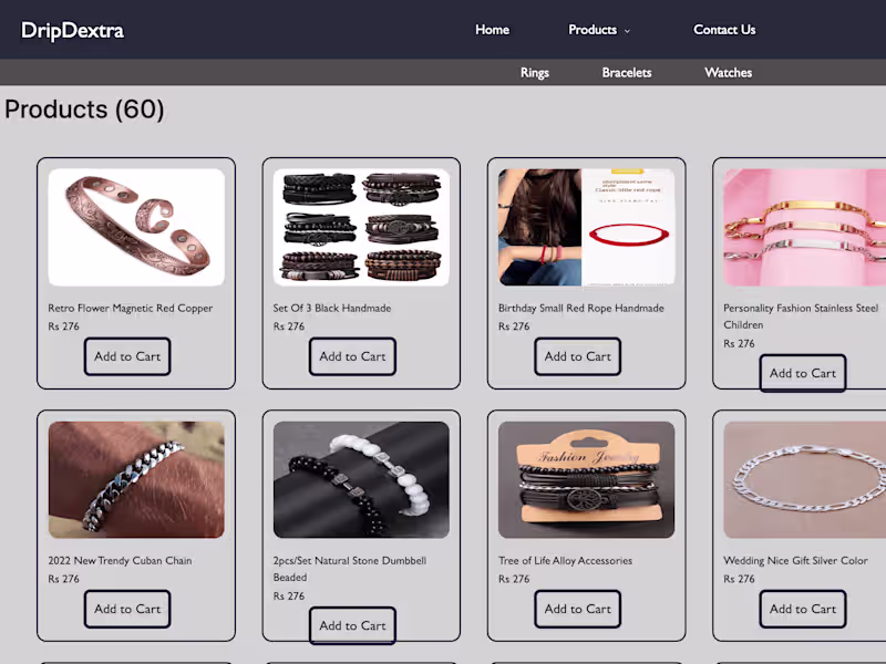 Cover image for Ecommerce Drop Shipping Website