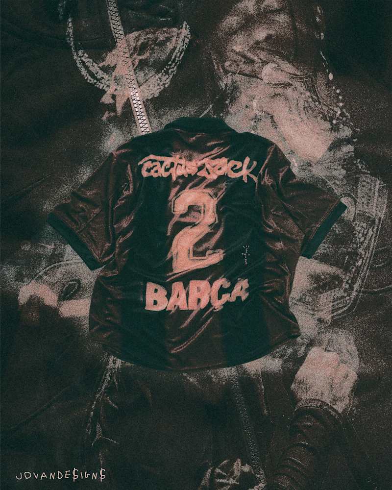 Cover image for Cactus Jack x Barça Showcase Poster Design