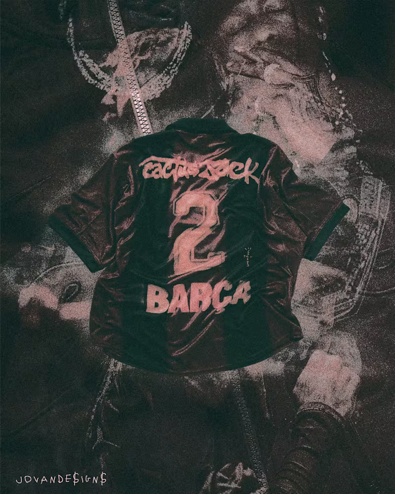 Cover image for Cactus Jack x Barça Showcase Poster Design