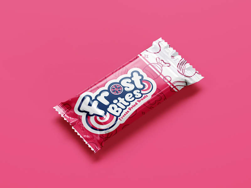 Cover image for Frost Bites Candy Branding Design
