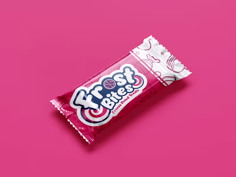 Cover image for Frost Bites Candy Branding Design