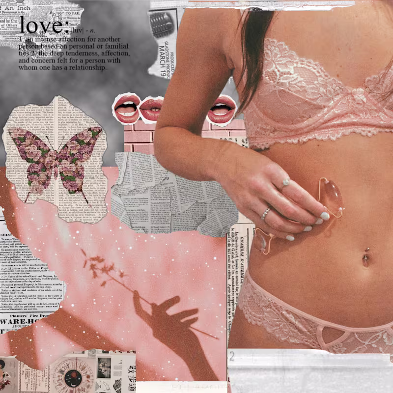 Cover image for Sensory Collage for a Lingerie Brand