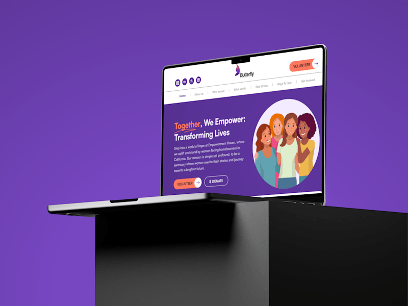 Cover image for Women's Shelter Website Design