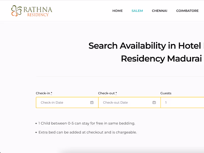 Cover image for Hotel Rathna Residency Madurai – Chennai | Madurai | Salem | Co…