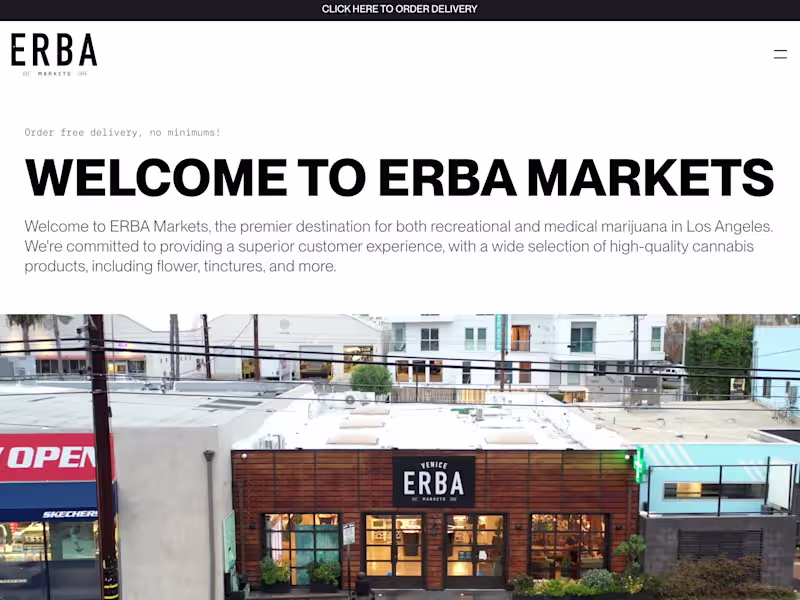 Cover image for ERBA LA Website Redesign