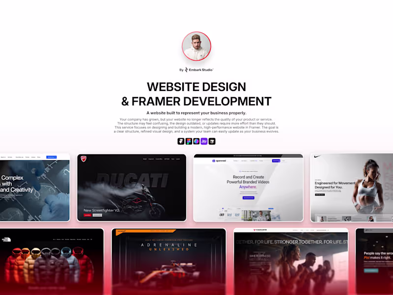 Cover image for Website — Design & Development