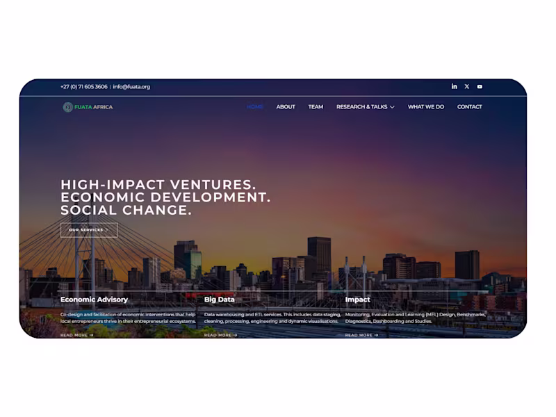 Cover image for Fuata Africa Website Redesign