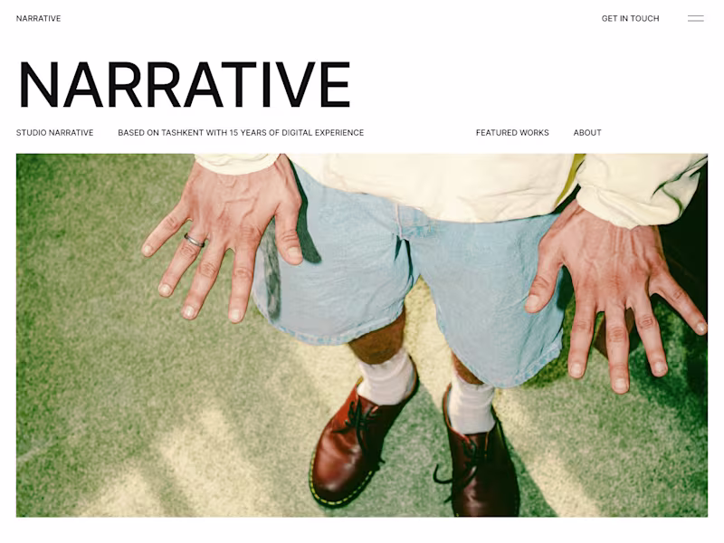 Cover image for Narrative - Creative Agency Framer Template
