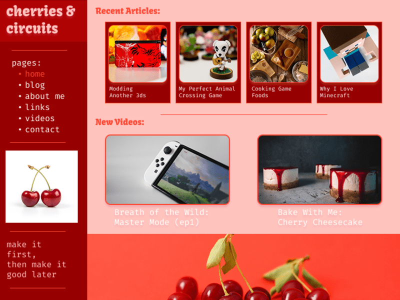 Cover image for Gaming Blog Concept Design