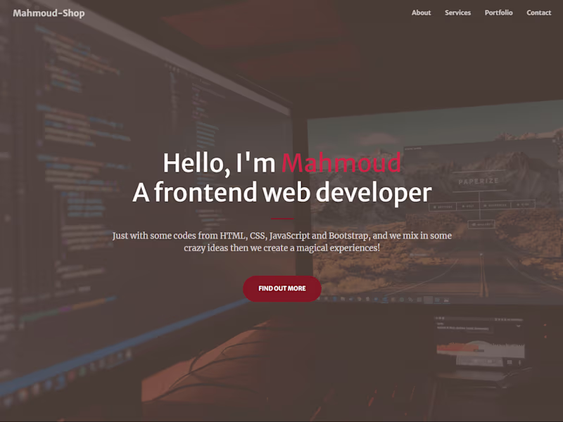 Cover image for Attractive Landing page design