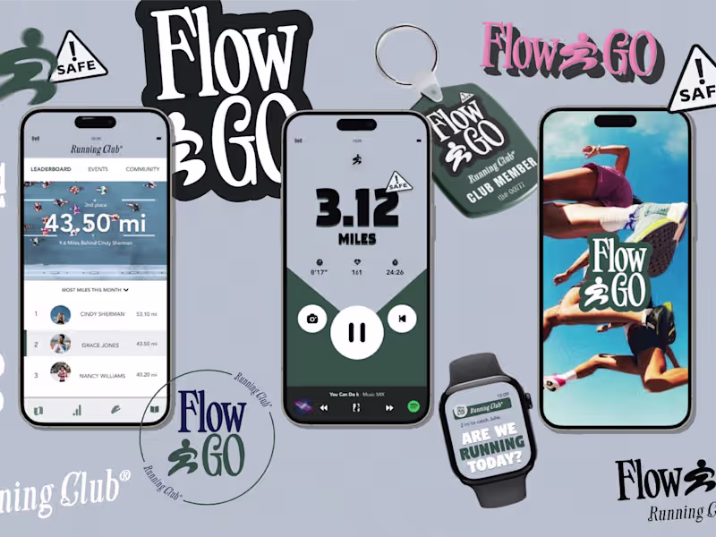 Cover image for Flow & Go | Visual Identity Design