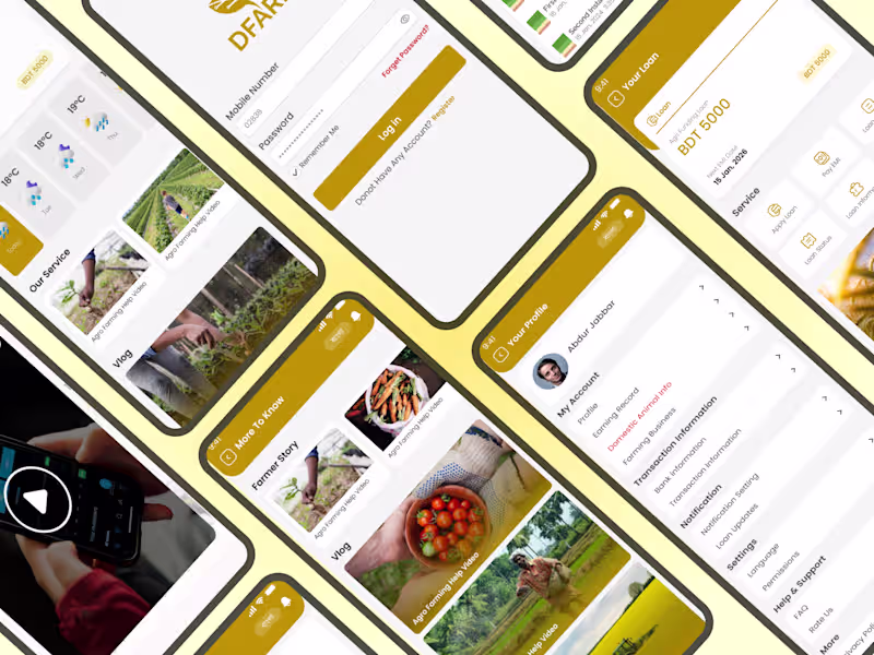 Cover image for UX Design for Agritech and Investing Platforms