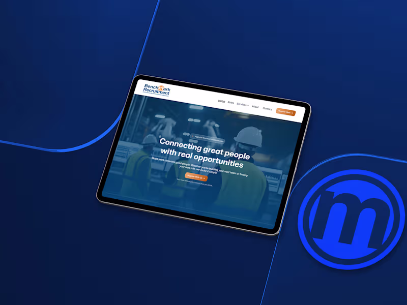 Cover image for Benchmark Recruitment Web Design