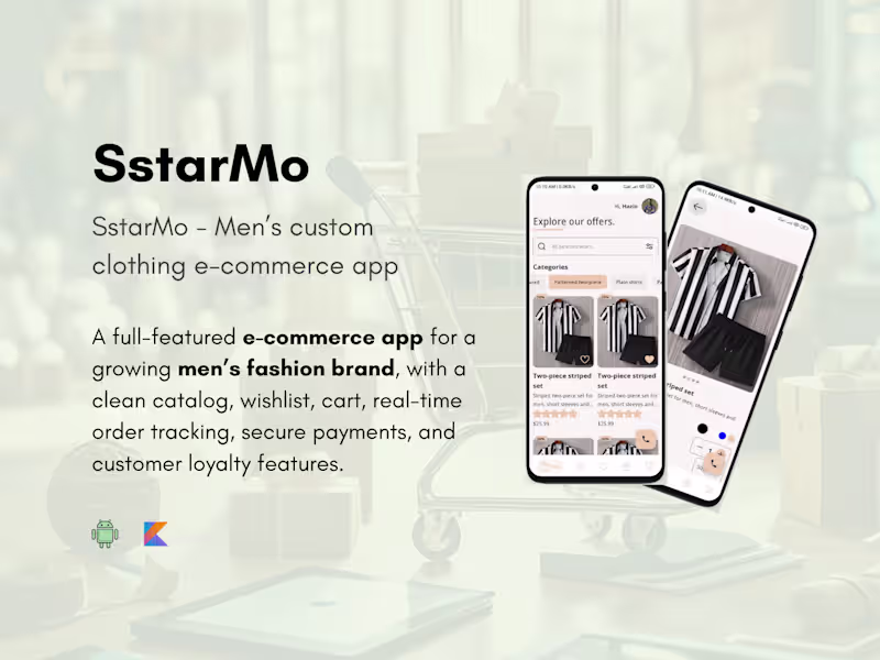 Cover image for SstarMo (Fashion e-commerce app)