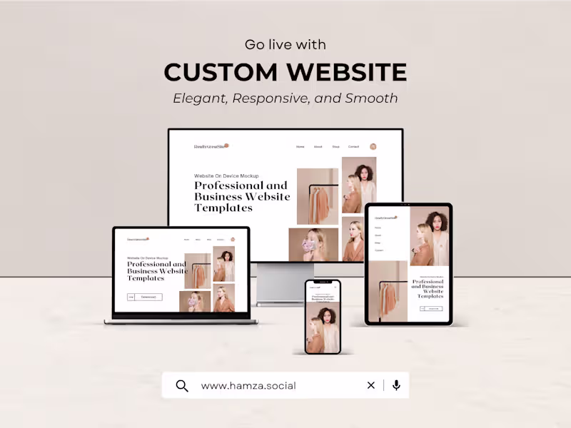 Cover image for Responsive WordPress Website