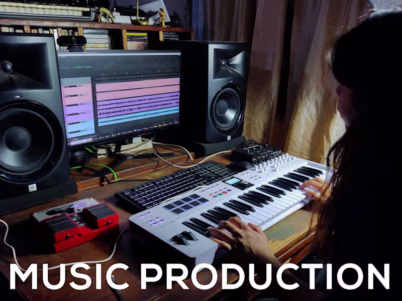 Cover image for MUSIC PRODUCTION: TRACK CREATION, POP, LOFI, ROCK, METAL, ETC.