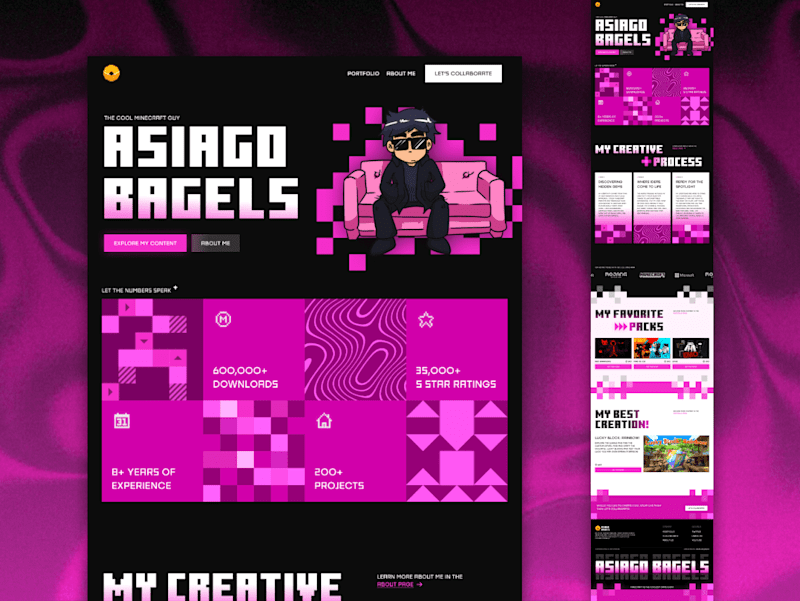 Cover image for Asiago Bagels • Creative Design and Webflow Development