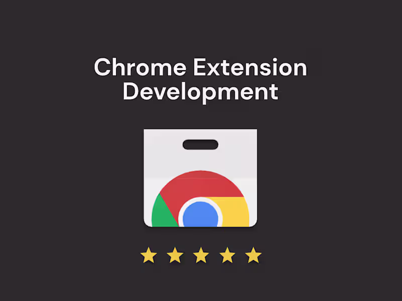 Cover image for Chrome Extension Dvelopment