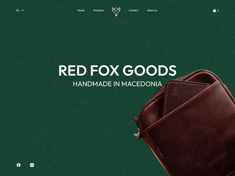 Cover image for Red Fox goods Website redesign