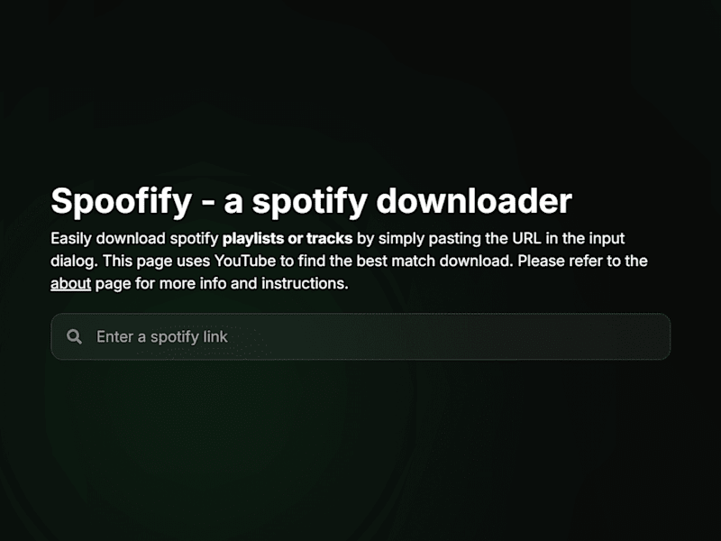 Cover image for Spoofify
