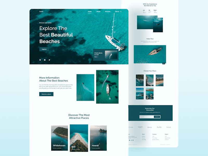 Cover image for Make a responsive travel website