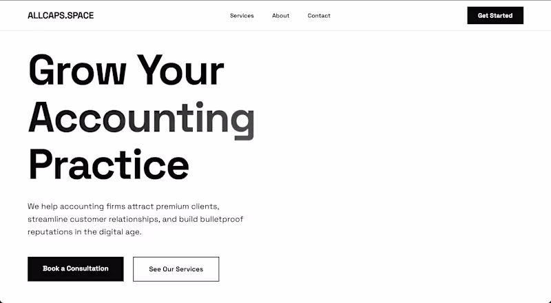 Cover image for ALLCAPS.SPACE