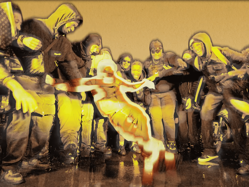 Cover image for Mixed media, 2D animation, and VFX work. 2024. (Music Video)